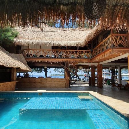 Samba Villas Beachfront View Gili Trawangan Exterior photo