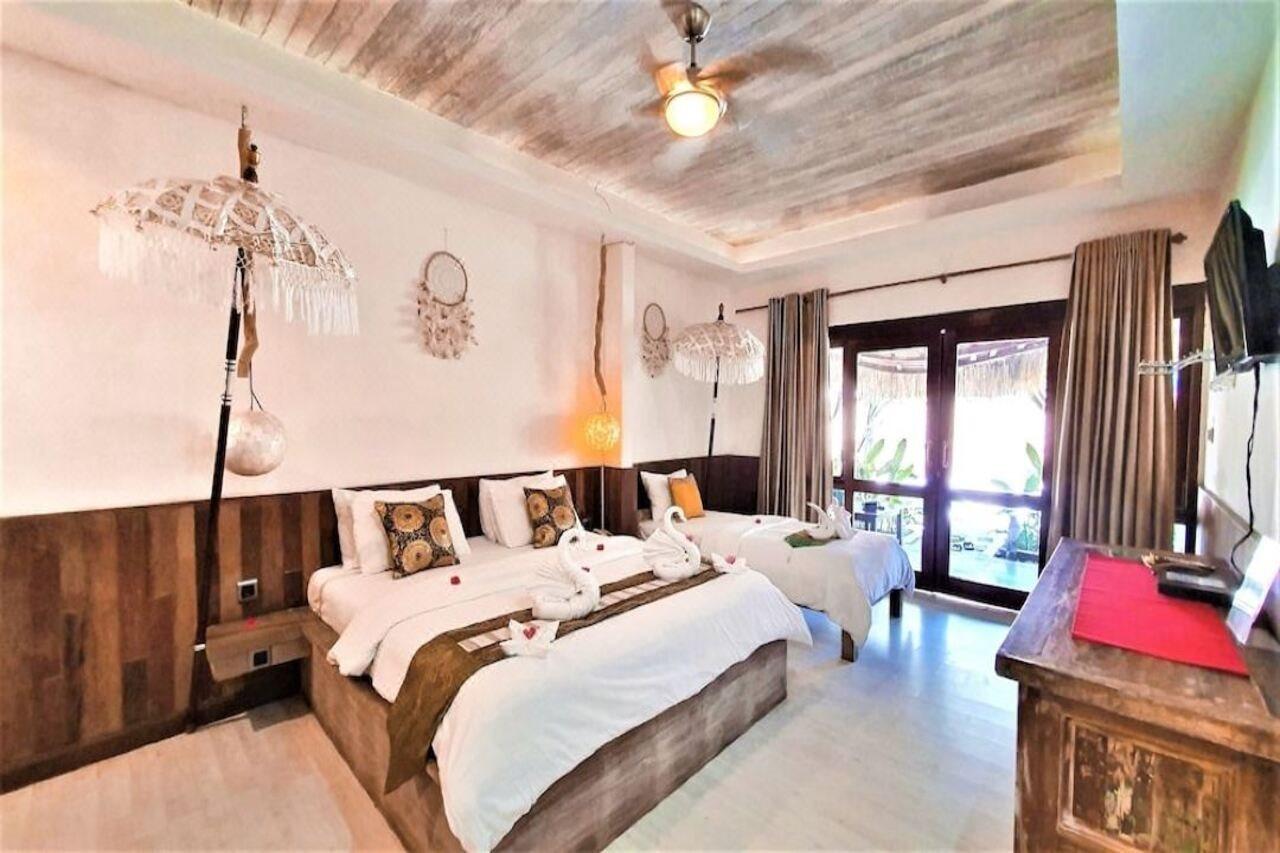 Samba Villas Beachfront View Gili Trawangan Exterior photo
