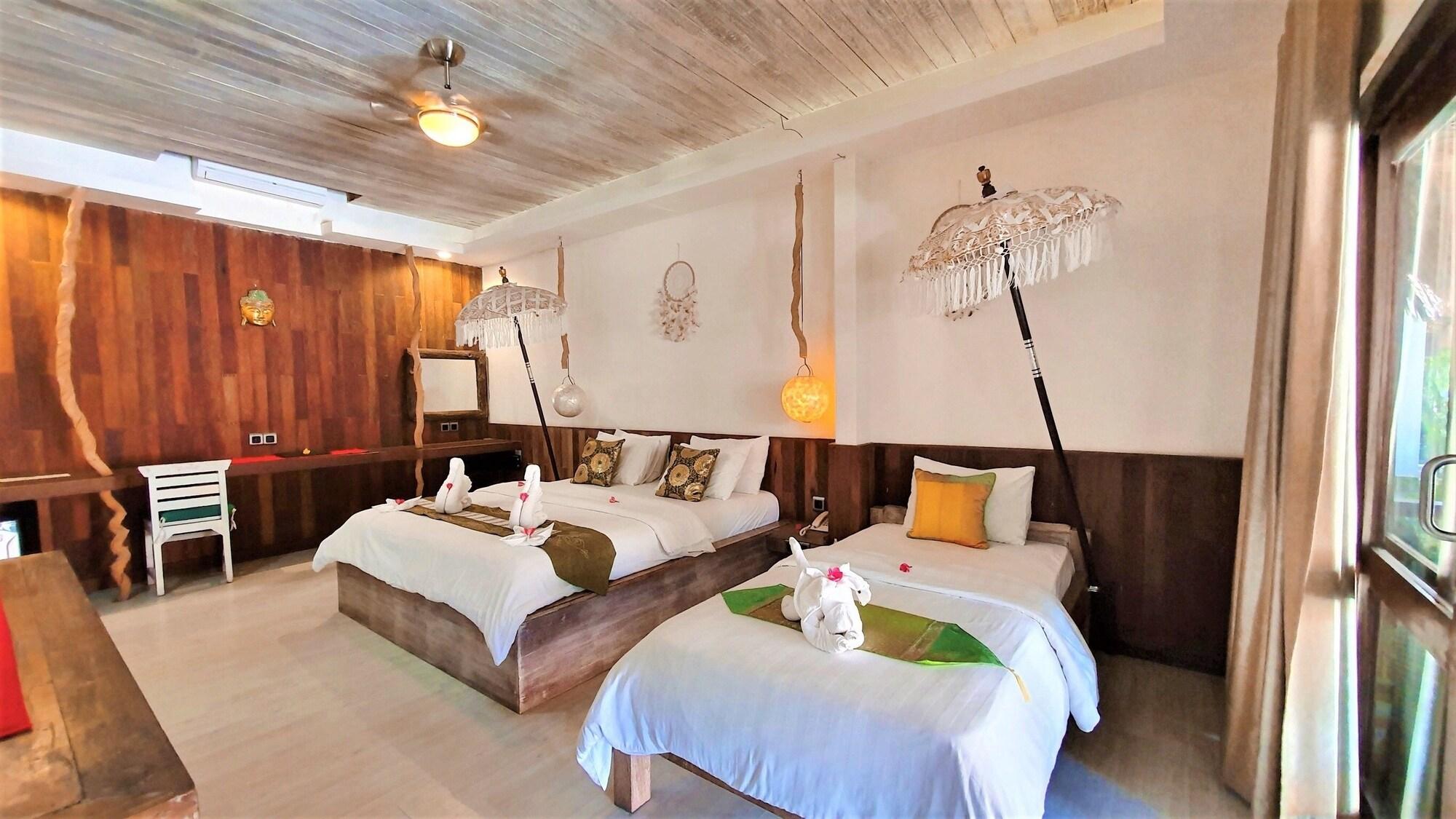 Samba Villas Beachfront View Gili Trawangan Exterior photo