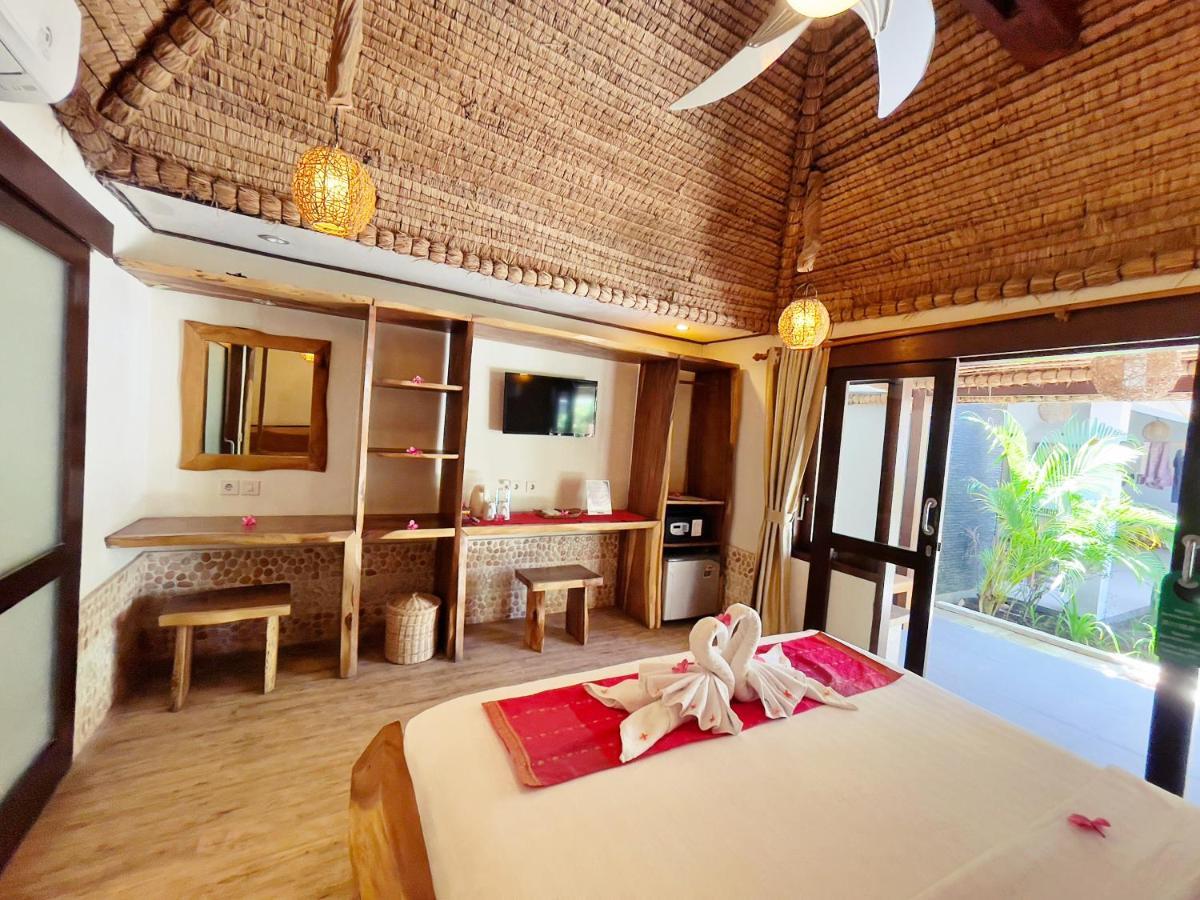 Samba Villas Beachfront View Gili Trawangan Exterior photo