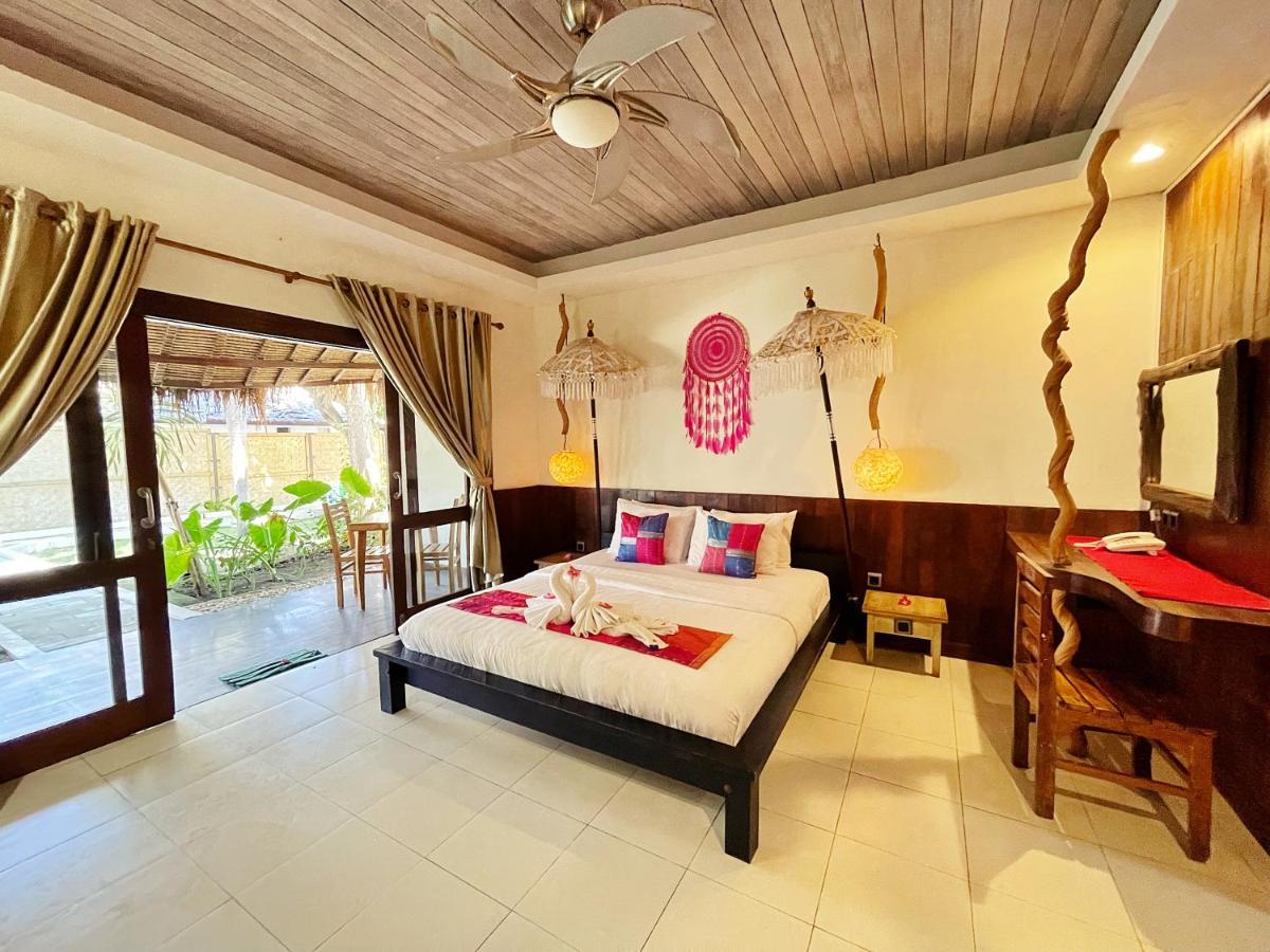 Samba Villas Beachfront View Gili Trawangan Exterior photo